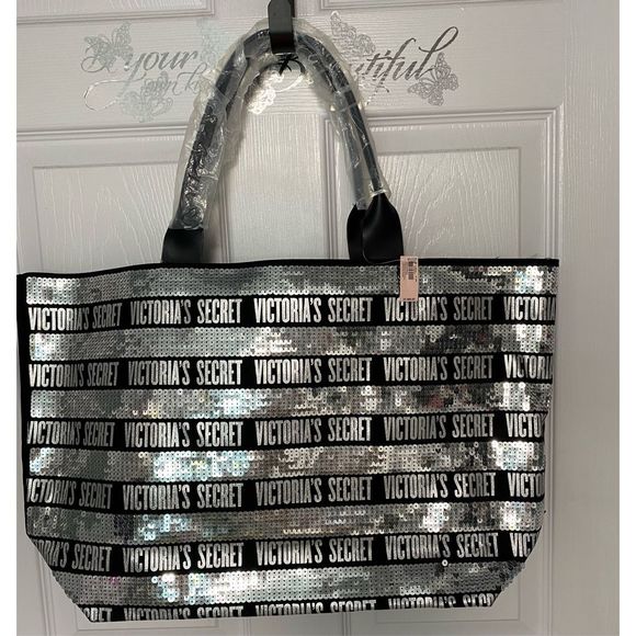 NWT 2pc VS Sequin Tote - Picture 3 of 13